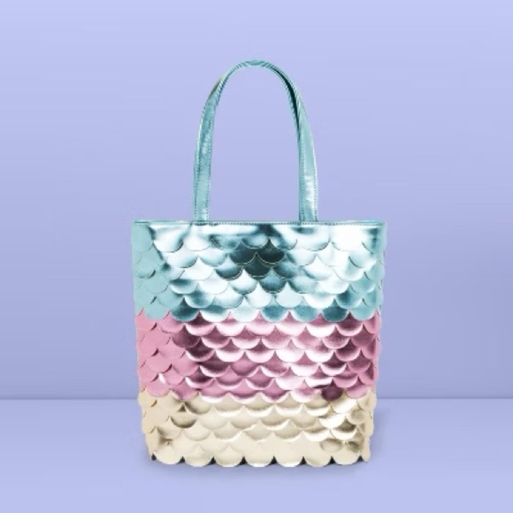 Girls' Mermaid Scales Handbag - EUC